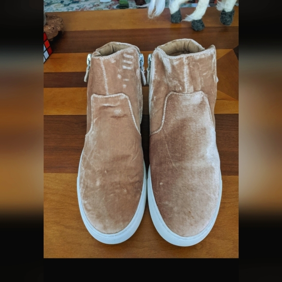 Pink velvet hightops 8 - Picture 4 of 4